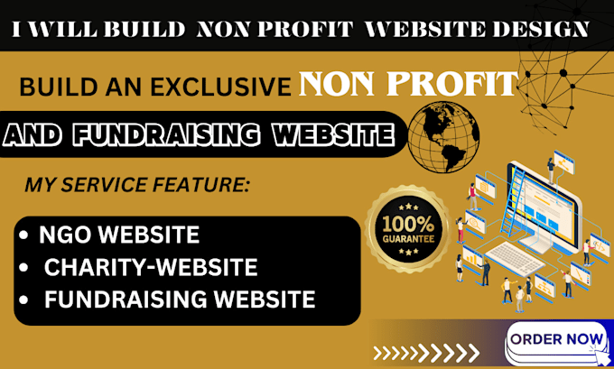 Gig Preview - Build an outstandin because it purpose driven website for nonprofits and charity