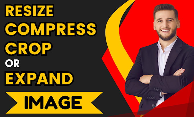 Gig Preview - Compress, resize, crop, or expand your image