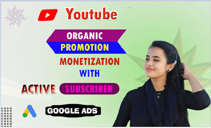 Gig Preview - Organic youtube channel growth and monetization services