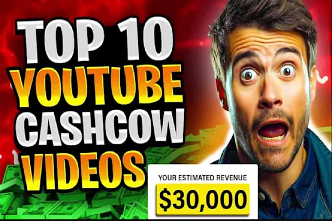 Gig Preview - Create profitable automated youtube cash cow videos,top 10 faceless videos