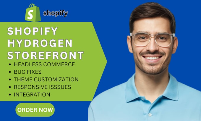 Bestseller - create shopify hydrogen headless storefront, and shopify website design