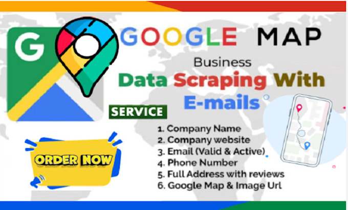 Gig Preview - Scrape google map data for lead generation, b2b data extraction