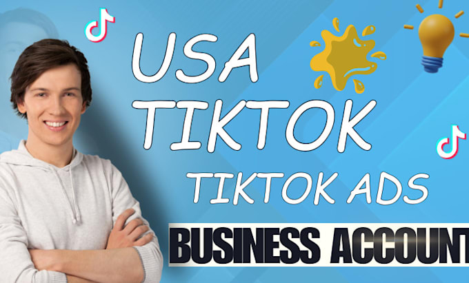 Gig Preview - Create USA tiktok account, tiktok US account, USA tik tok creativity program