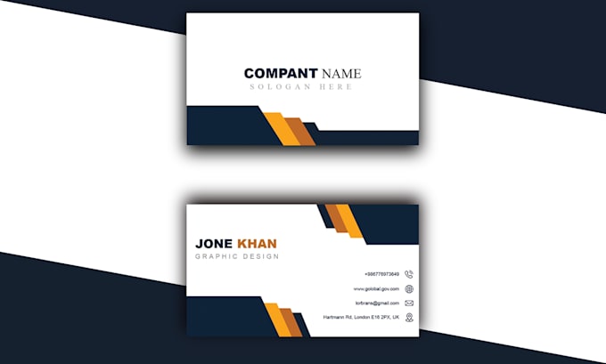 Gig Preview - Do professional business card design and also mockups