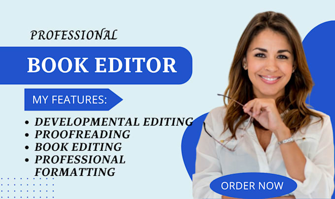 Gig Preview - Developmental edit book proofreading  nonfiction, fiction novel, book formatting