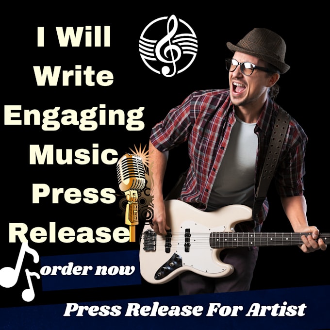 Gig Preview - Write music press release crypto press release and press release distribution