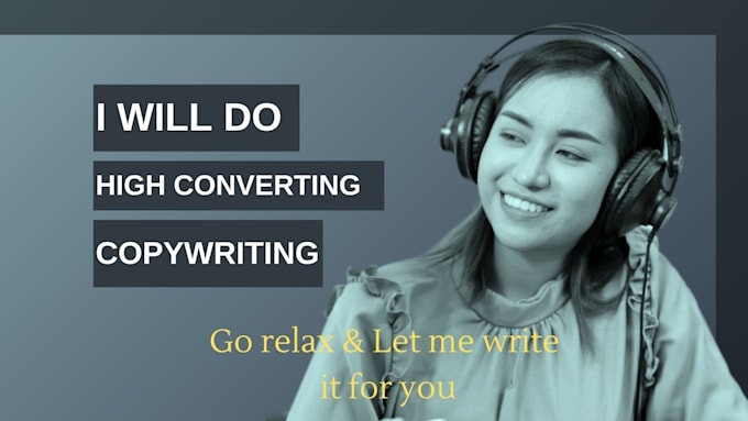 Gig Preview - Be your high conversion copywriter