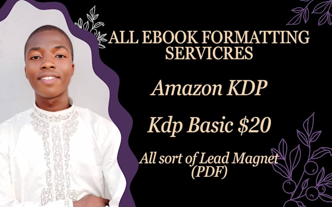 Gig Preview - Do book formatting for amazon KDP, book publishing, and amazon KDP ads