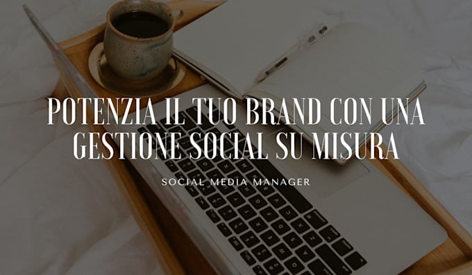 Gig Preview - Do your italian social media manager