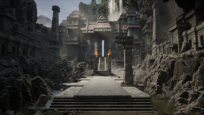 Gig Preview - Unreal engine game environment ue5 3d environment design open world level design