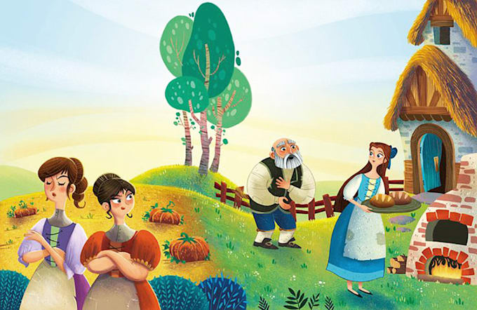 Gig Preview - Captivating children story book illustration, children story book illustration