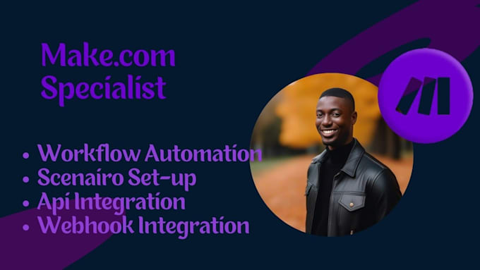 Gig Preview - Seamless make com automation for your business CRM API and workflow