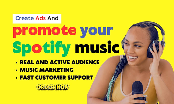 Bestseller - create and run ads to promote your spotify music