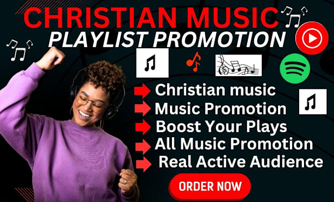 Gig Preview - Do organic christmas music, christain music promotion gospel music to go viral