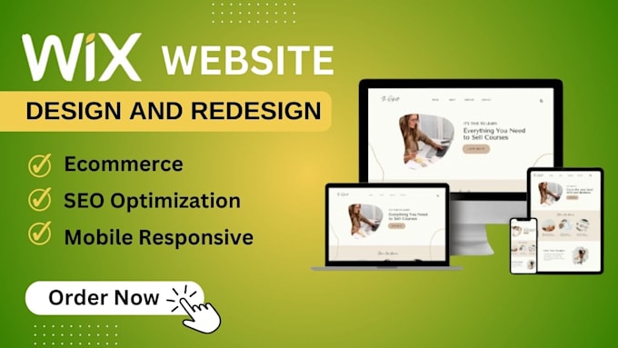 Gig Preview - Wix website design wix website redesign wix website design wix website redesign