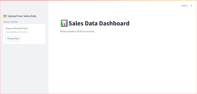 Gig Preview - Create an interactive gui dashboard for data analysis localhost only