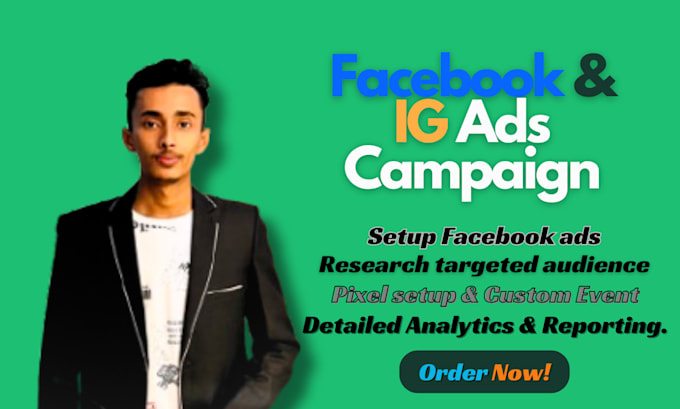 Gig Preview - Create facebook and instagram ad campaigns for any business