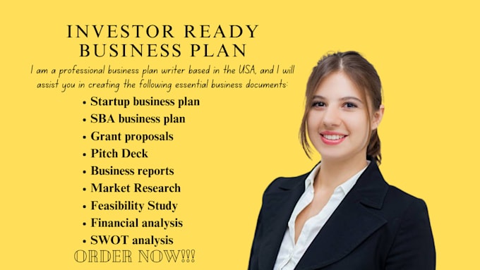 Gig Preview - Write an investor ready business plan for startups