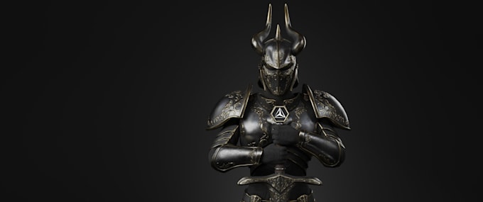 Gig Preview - Model a well detail  stylized 3d armor model weapon, character model, game asset