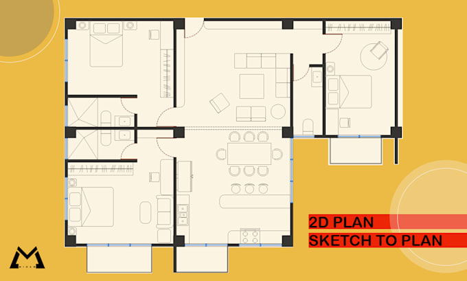 Bestseller - redraw and redesign existing floor plan