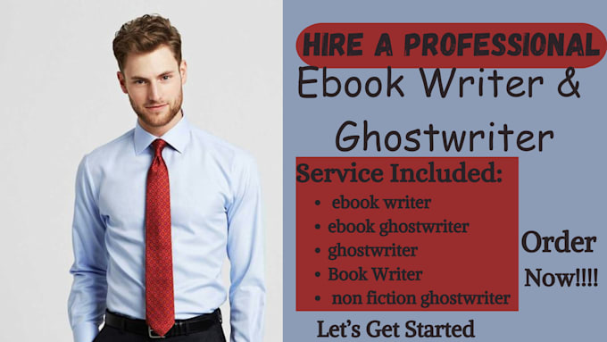 Gig Preview - Be non fiction ghostwriter ebook ghost book writer for books