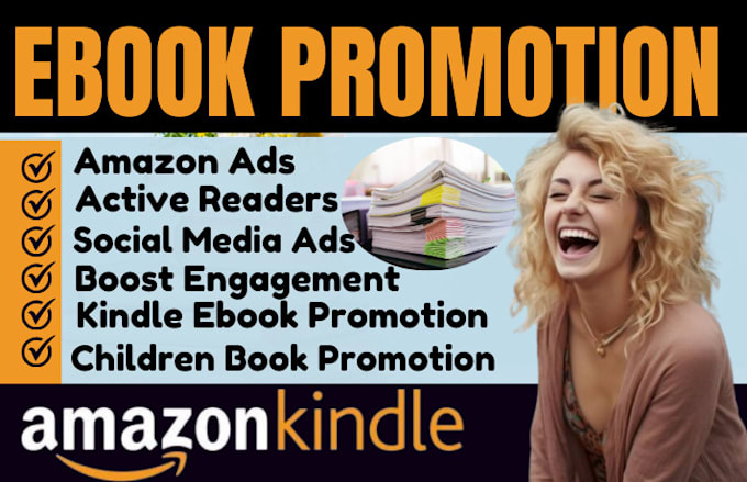 Gig Preview - Promote amazon ebook kindle book marketing  book fantasy ebook sales funnel