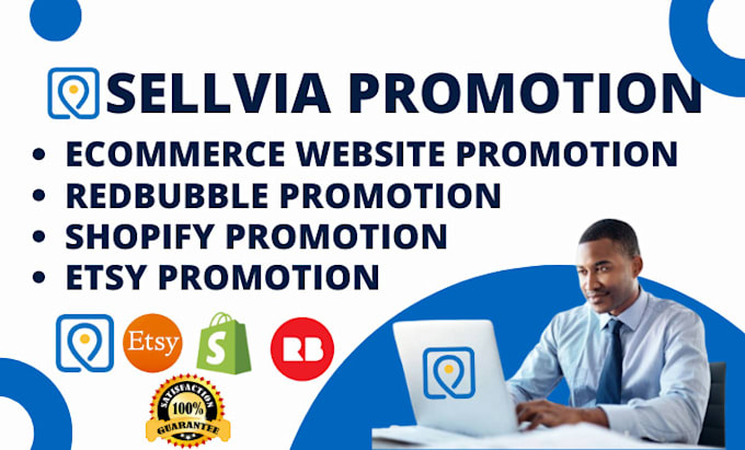 Gig Preview - Do sellvia promotion, shopify marketing, sellvia marketing