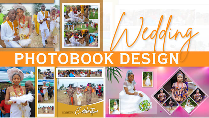 Gig Preview - Design best modern wedding album, photobook, photo album, book design, photoshop