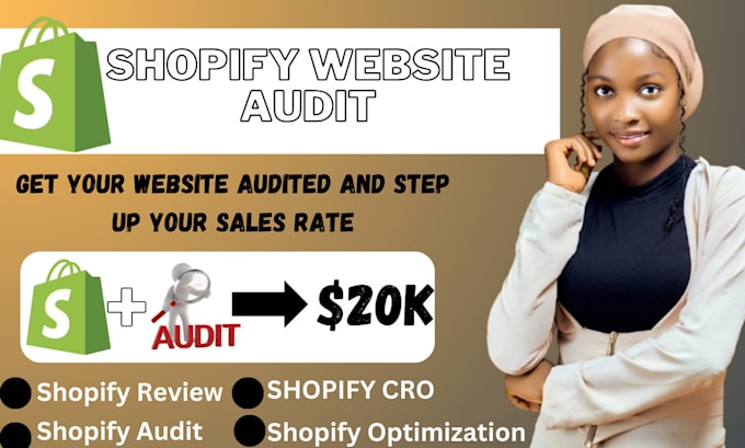 Gig Preview - Audit, review and optimize your shopify store to   boost sales performance