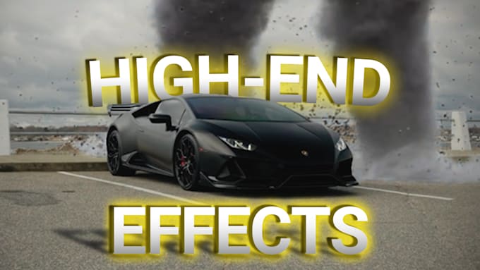 Gig Preview - Create car edits with high end effects