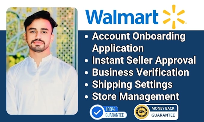 Gig Preview - Approve and setup walmart seller account