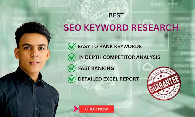 Gig Preview - Do SEO keyword research and competitor analysis top high rankings