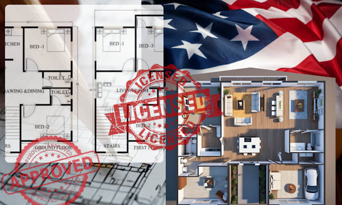 Gig Preview - Get your city permit approved with licensed architect drawings