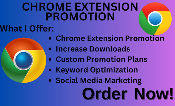 Gig Preview - Do chrome extension promotion extension promotion browser extension