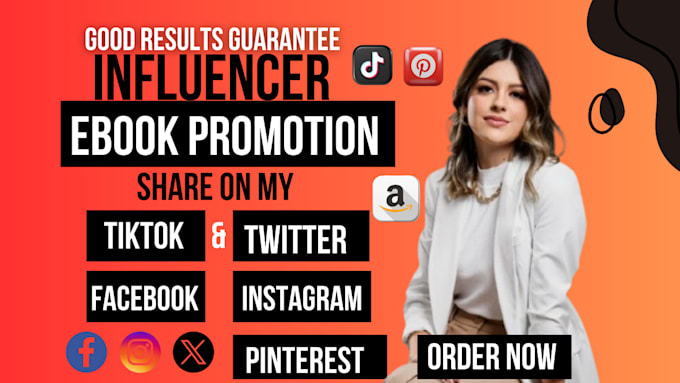 Gig Preview - Promotion book or ebook on influencer booktok tiktok page, ebook marketing