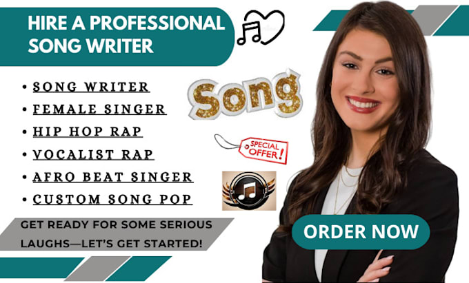 Gig Preview - Be your christmas song writer, rap, ghostwriter, hiphop, lyrics, birthday song