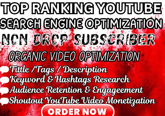 Gig Preview - Do best youtube SEO for video channel ranking as growth manager for any niche