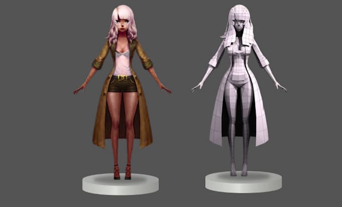 Gig Preview - Do 3d character modelling for printing