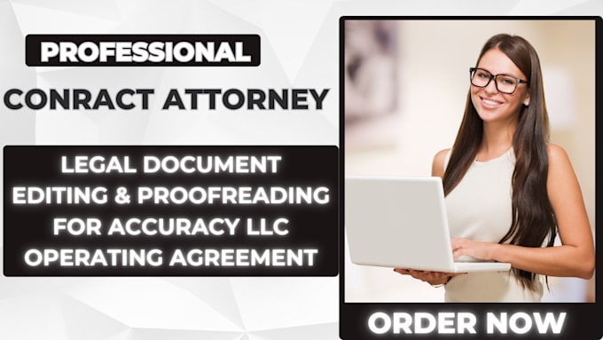 Bestseller - legal document editing proofreading for accuracy llc operating agreement