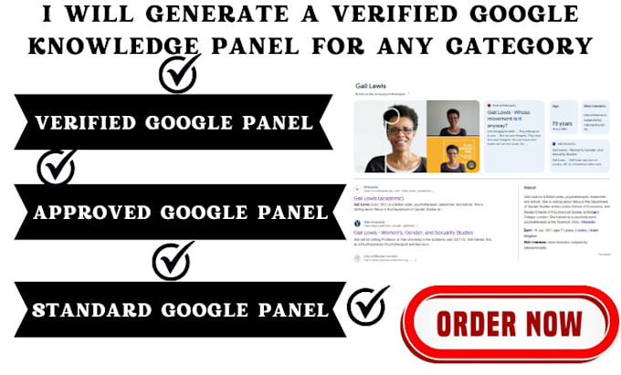 Gig Preview - Generate an approved and verified google knowledge panel for any category