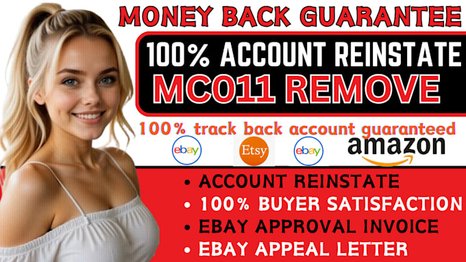 Gig Preview - Reinstate your ebay restricted remove mc001, mc113, ip address ebay reopen