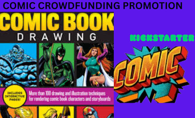 Gig Preview - Do comic crowdfunding art game dance for your kickstarter indiegogo fundraising