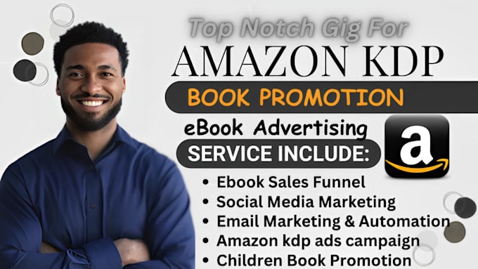 Gig Preview - Use organic amazon kdp ads to promote your book, amazon kdp book promotion