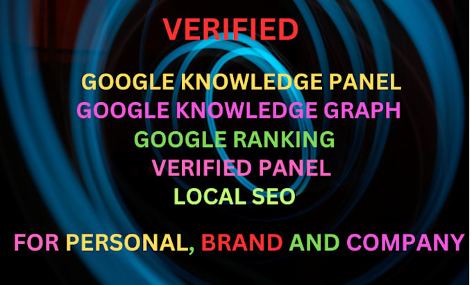 Bestseller - create verified google knowledge panel, knowledge graph for personal and company