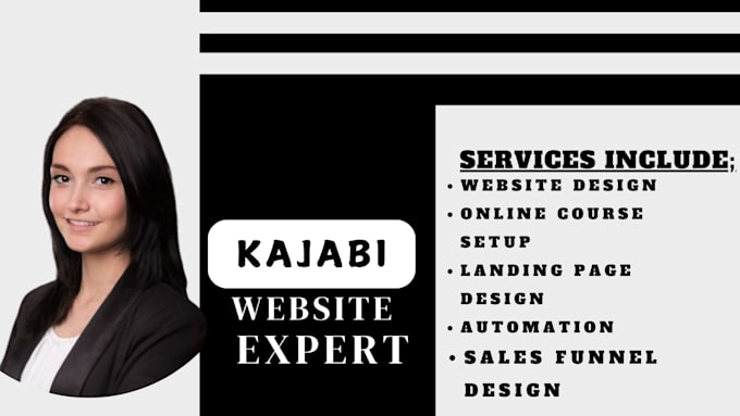 Gig Preview - Design kajabi website, kajabi landing page, and kajabi expert