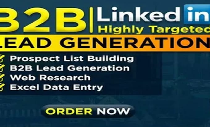 Gig Preview - Boost your business with expert targeted b2b lead generation