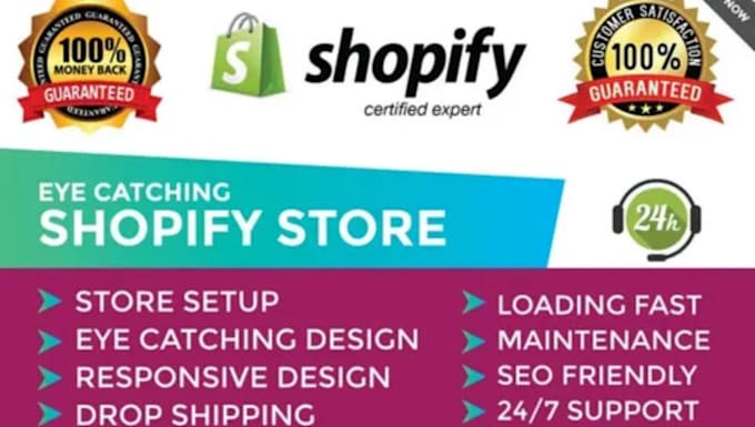 Gig Preview - Build shopfy store and complete shopify christmas