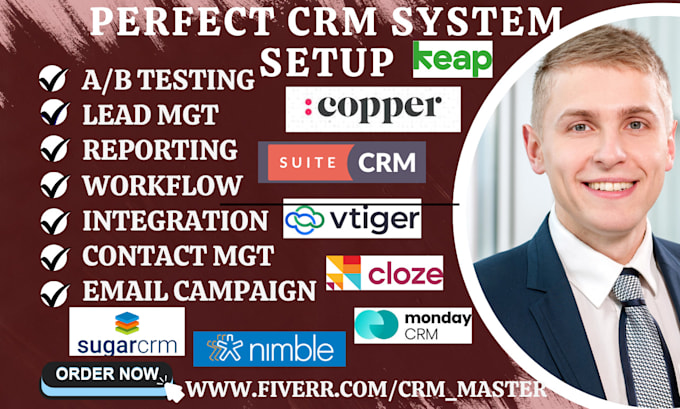 Bestseller - setup crm system vtiger daylite mac copper agile zendesk sell netsiute close crm