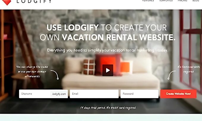 Gig Preview - Build a short term rental vacation website rental website vacation rental