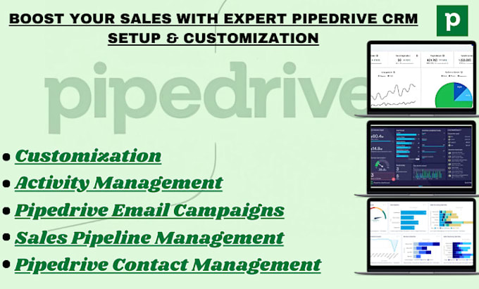 Gig Preview - Setup, consult, and automate pipedrive CRM